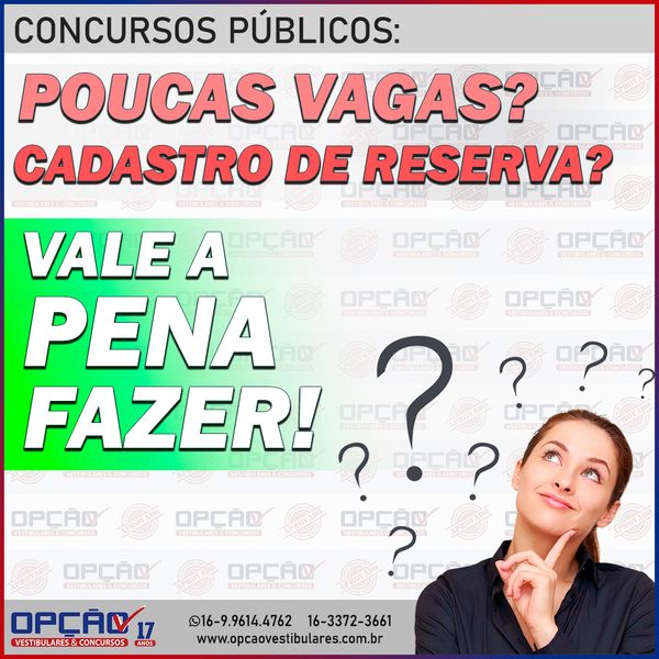 poucavaga opcao