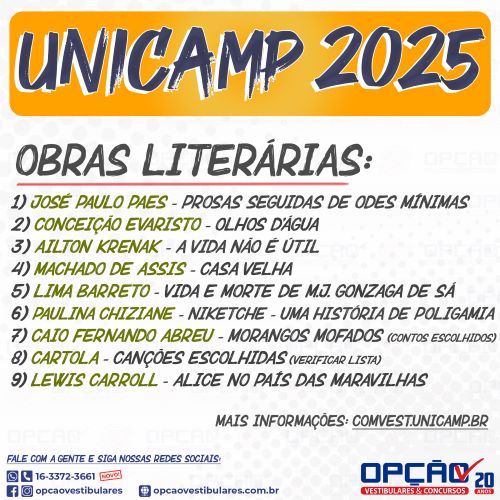 UNICAMP obras literarias